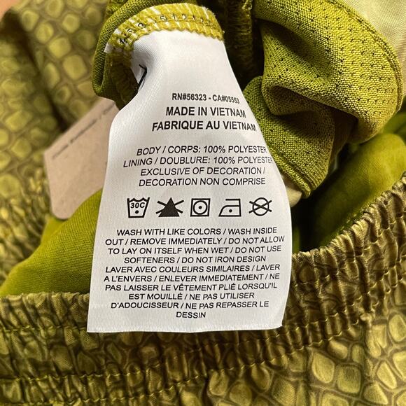 Nike Kids Dri-FIT All Over Print Tempo Shorts  Moss/Reflective Silver large - Picture 7 of 8